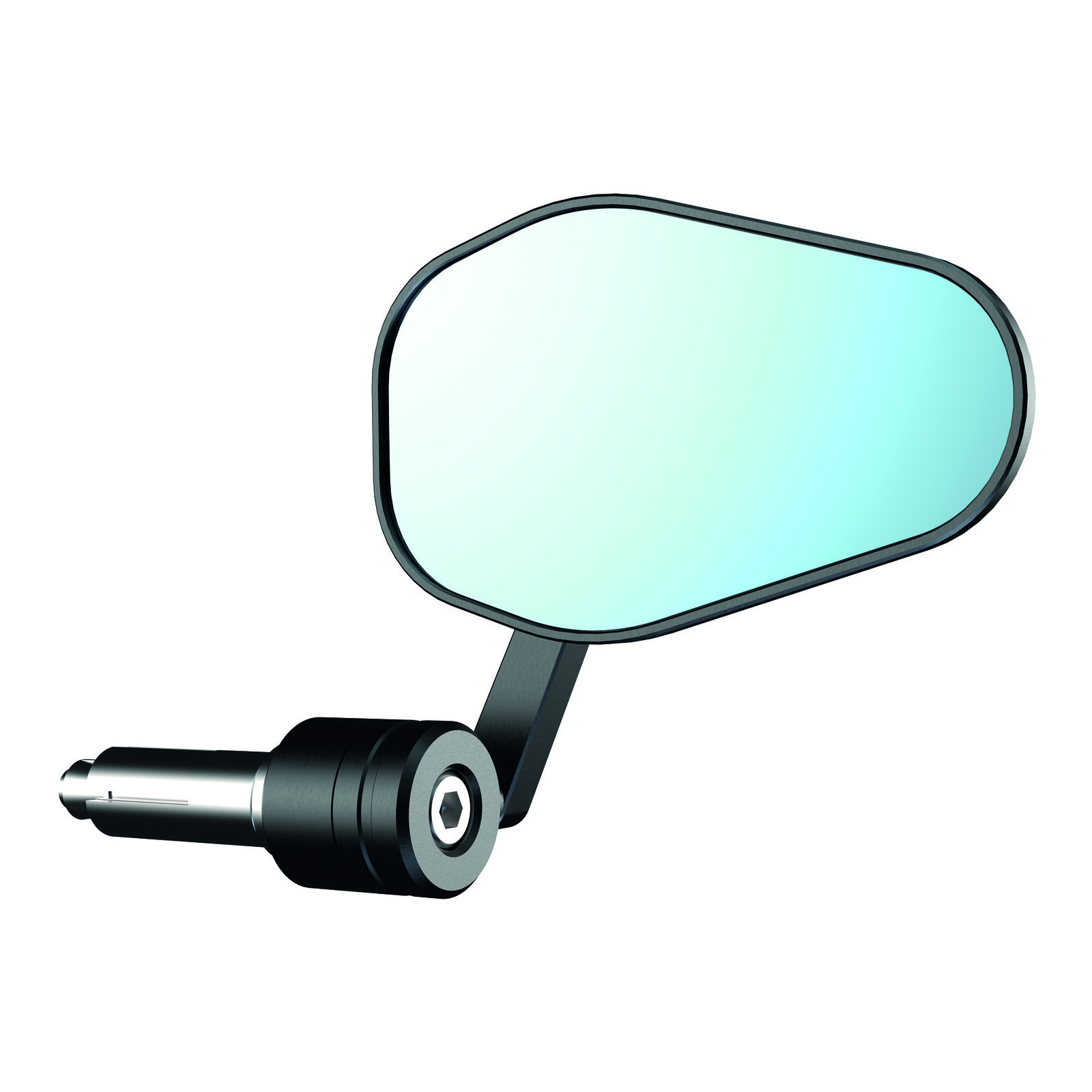 Oxford Shield Bar End Mirror - Image 1