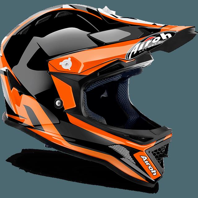 Motocross Helmet Airoh Archer Youth Orange