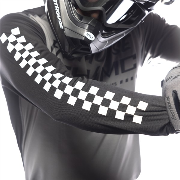 Fasthouse Carbon Method Motocross Jersey Gray/Black