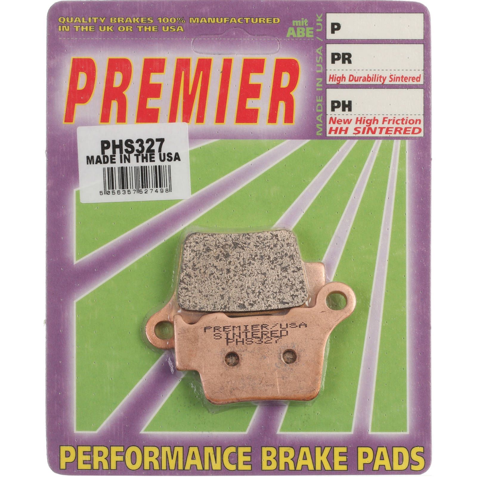 PREMIER BRAKE PADS HI-PERF SINT PH327 - HUSQ | KTM - Image 1