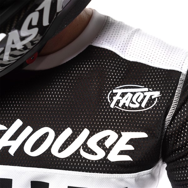 Fasthouse Grindhouse Waypoint Motocross Jersey Black/White