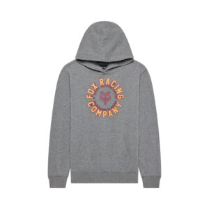 Fox Beam Fleece Pullover Hoodie Youth Heather Graphite Grey - Image 1