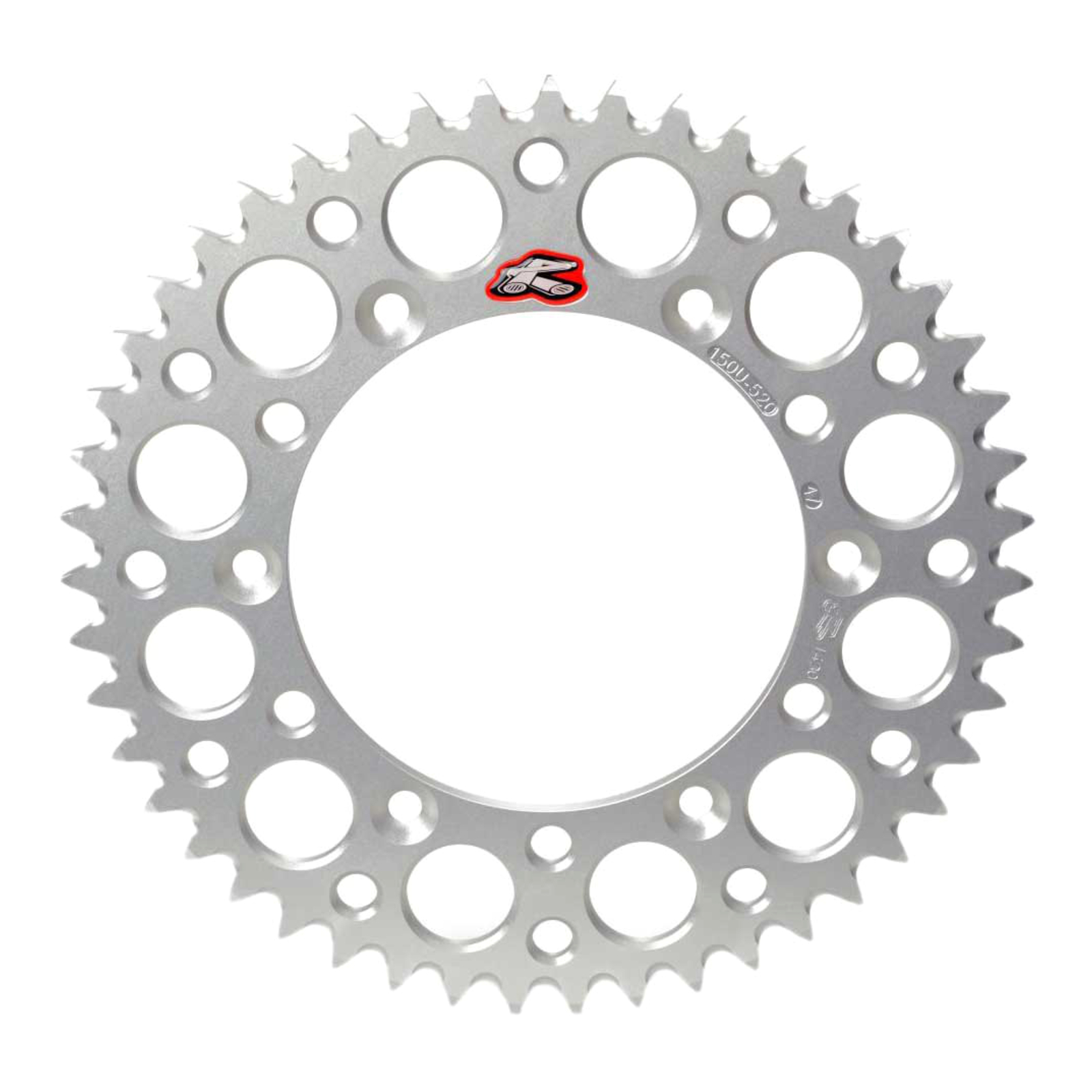 Renthal Sprocket Rear Hard Anodised Silver 41T - Image 1