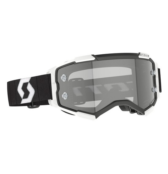 Scott FURY light Sensitive Motocross Goggles Black/White