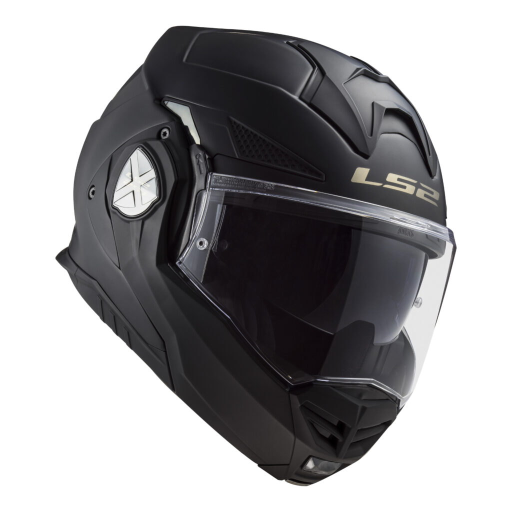 LS2 FF901 Advant X Solid Flip Front Helmet Matte Black