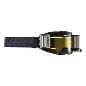 Leatt Velocity 5.5 Motocross Goggles Roll-Off Stealth Yellow 70% - Image 1