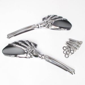 WHITES MIRROR UNI SKELETON HAND CHR/BLK HD (Pr) - Image 2