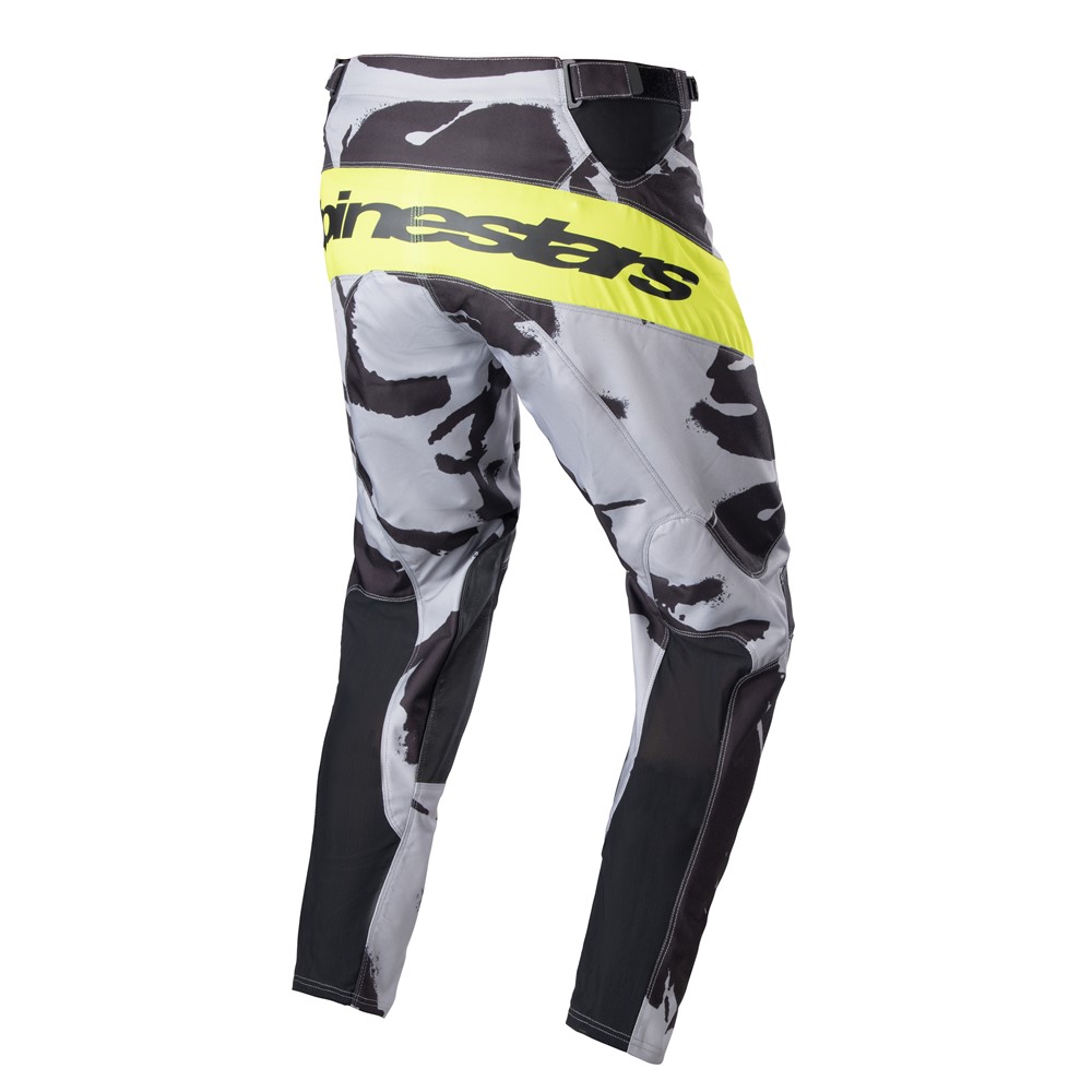 Alpinestars Racer Tactical Motocross Pants Cast Gray Camo/Yellow Fluoro