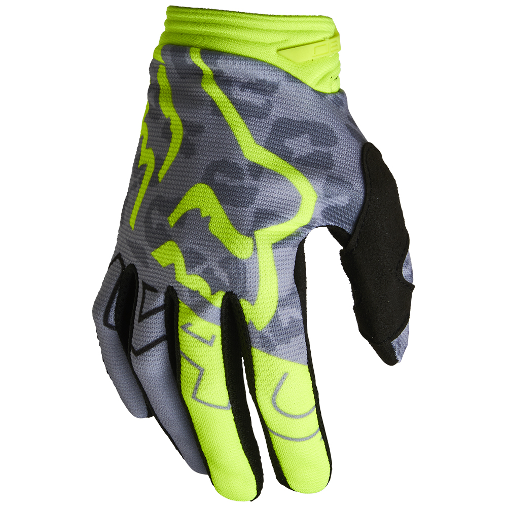 Fox 180 Skew Motocross Gloves Youth Girls Fluro Yellow