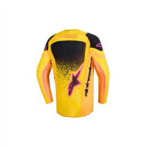 Alpinestars Supertech Nomur Motocross Jersey Youth Orange/Yellow/Pink - Image 2