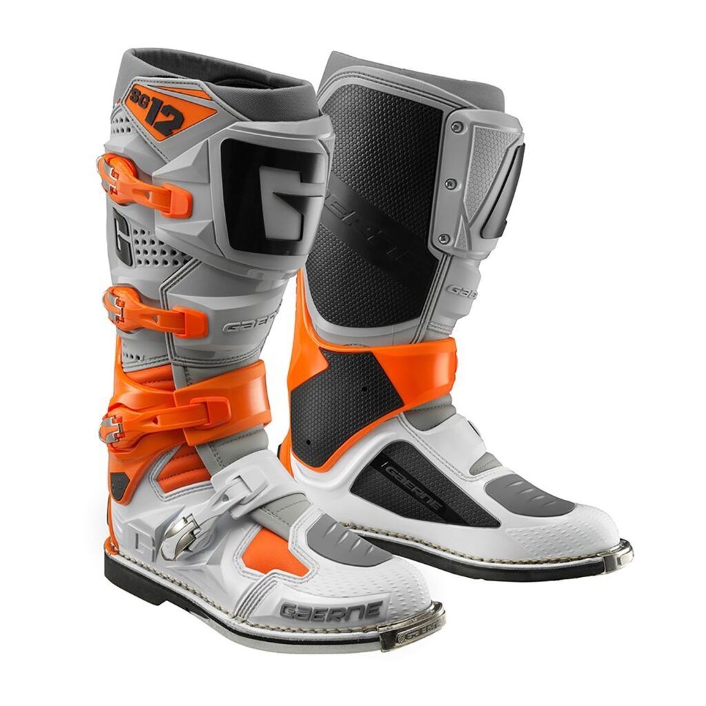 Motocross Boot Gaerne SG12 Orange/Grey/White