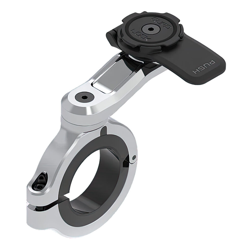 Quadlock Motorcycle Handlebar Mount Pro Chrome - Large