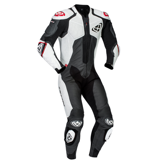 Ixon Vendetta Evo 1PC Race Suit Black/White