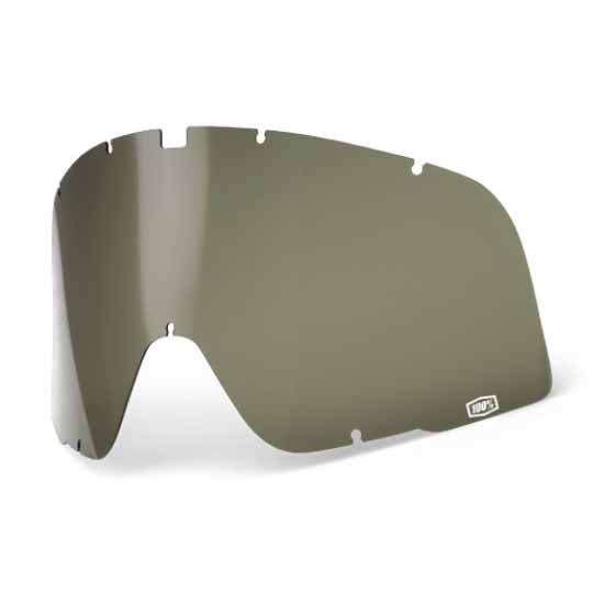 100% Barstow Lens Dalloz Olive Green - No Tear Off Pins