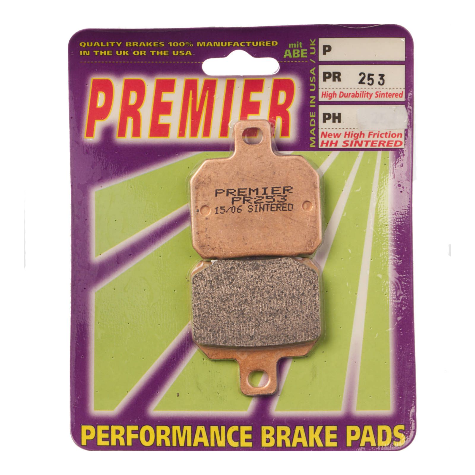 PREMIER BRAKE PADS FULL SINTERED BOMBARDIER ATV - Image 1