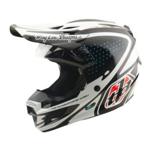 Troy Lee Designs SE5 Polycarbonate Motocross Helmet The Line Black - Image 3