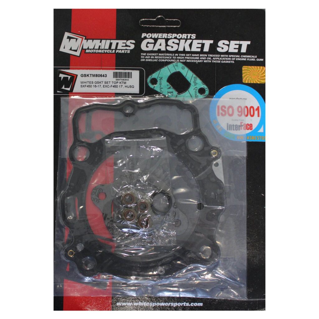 WHITES GSKT SET TOP KTM SXF450 16-17, EXC-F450 17', HUSQ