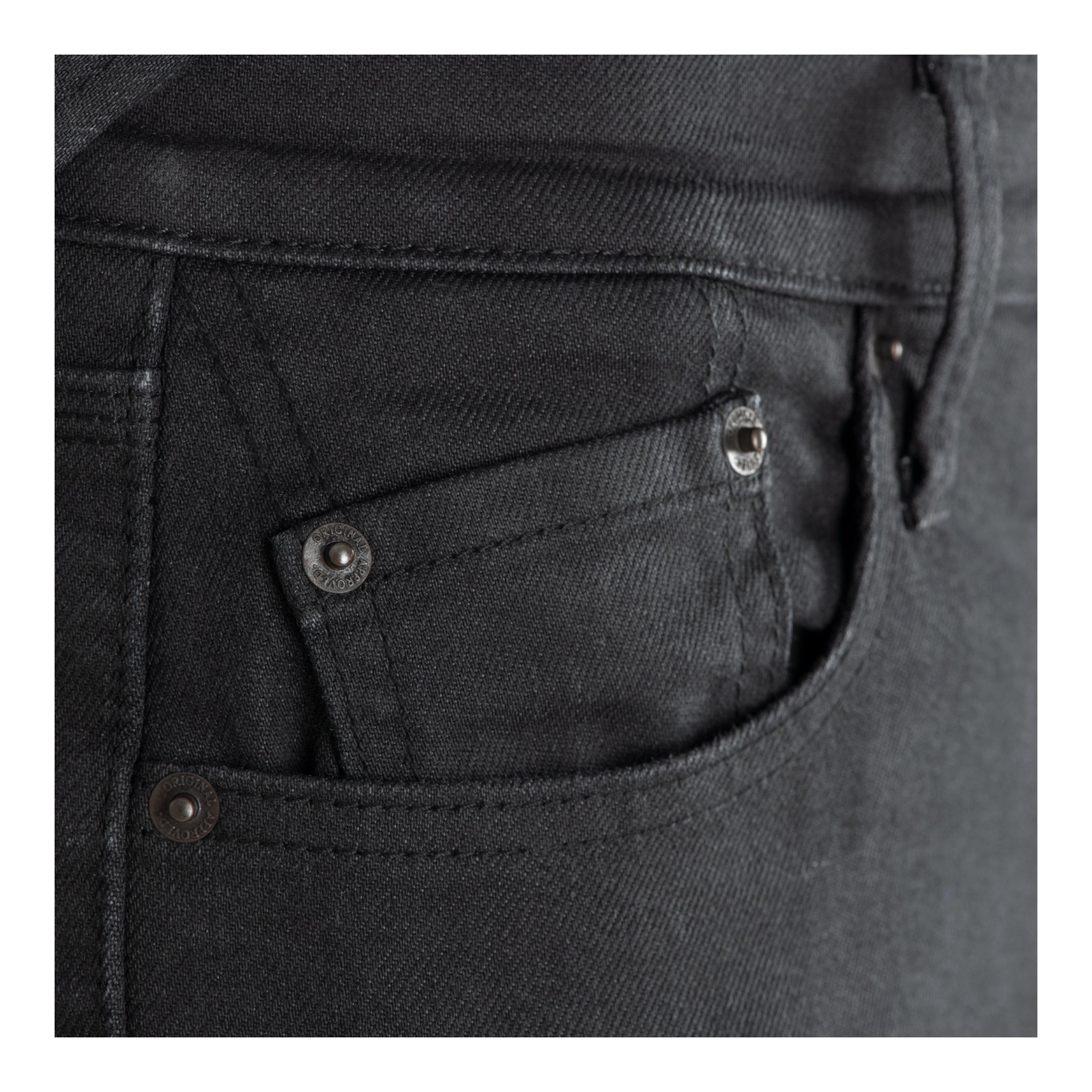 Oxford AA Slim MS Jeans Long Black - Image 5