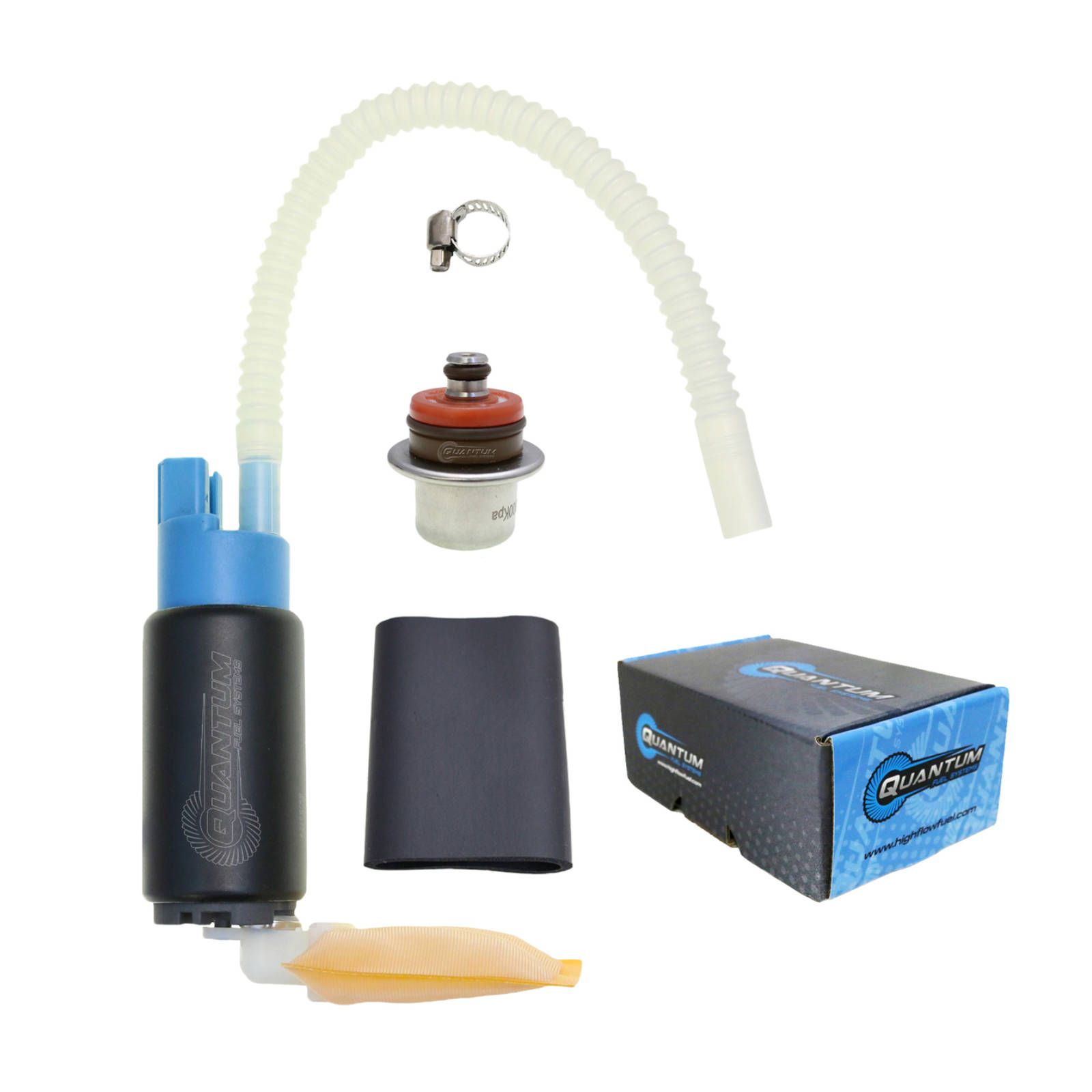 QUANTUM IN-TANK EFI FUEL PUMP W/REGULATOR, AND FUEL FILTER - Image 1