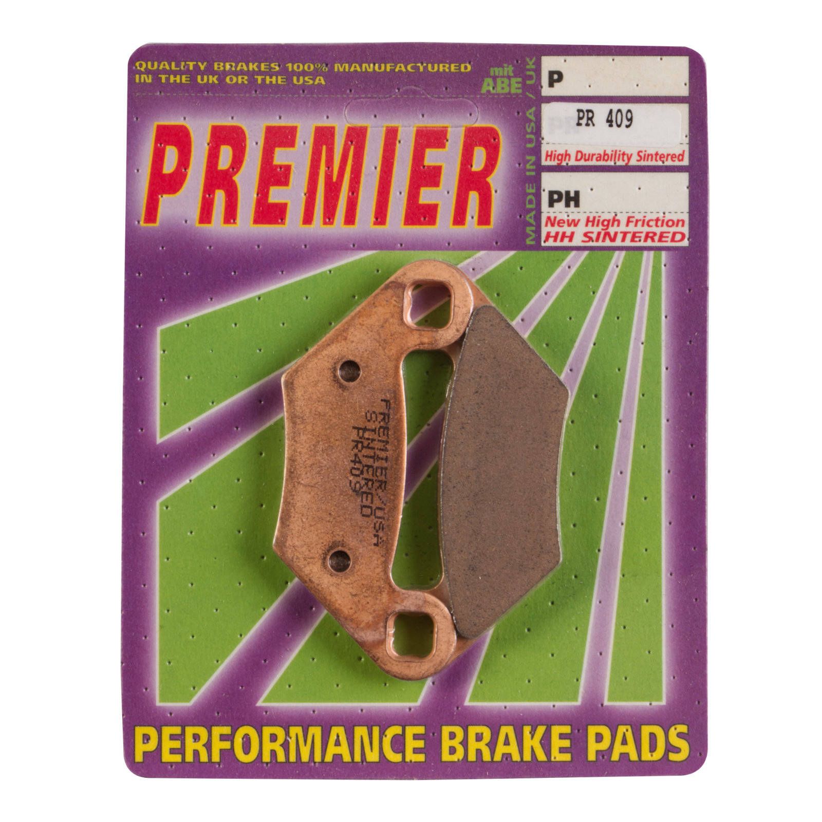 PREMIER BRAKE PADS FULL SINTERED MOTO X Polaris - Image 1