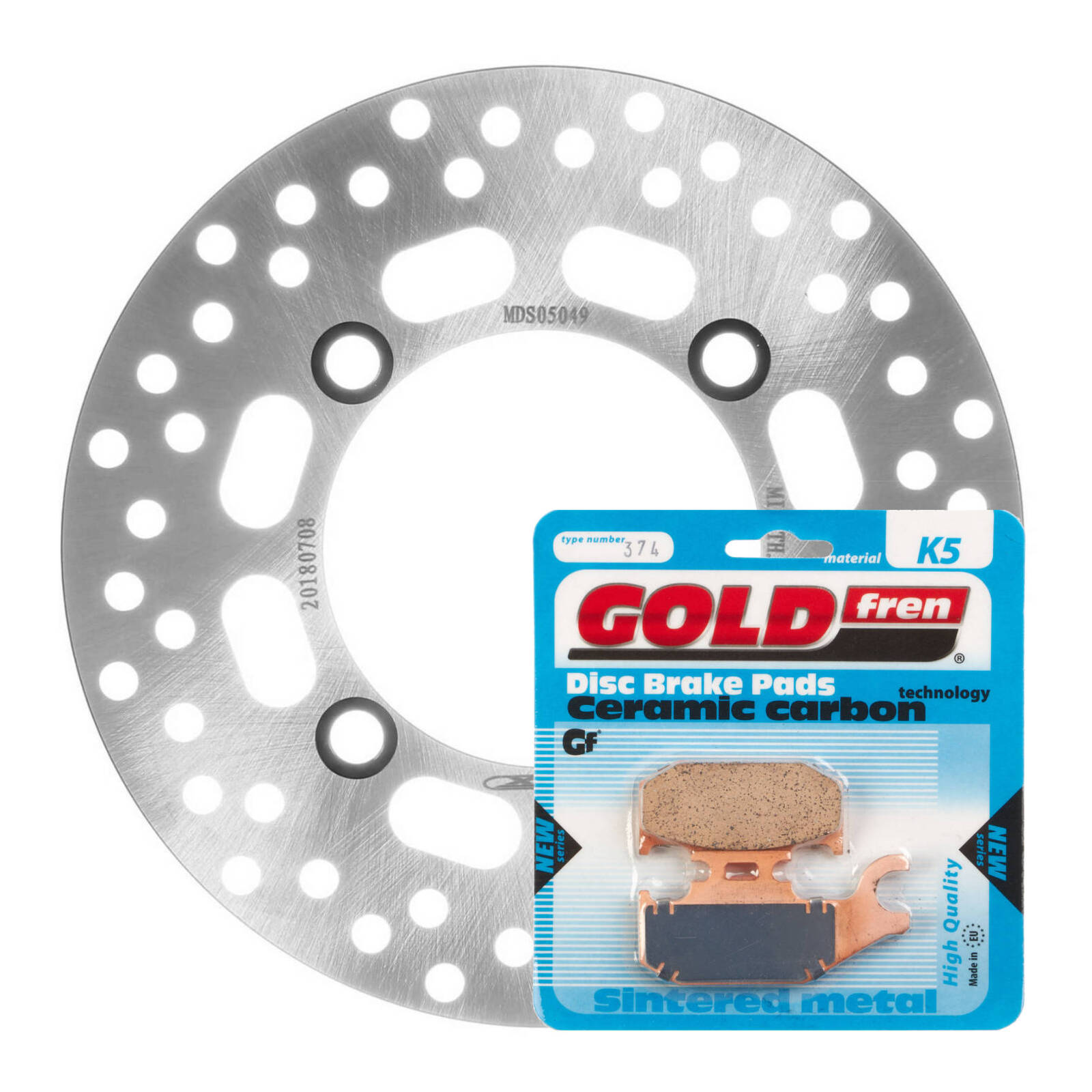 Brake Disc & Pad Front Kit - Suzuki LTA500X,LTA750X - Right - Image 1