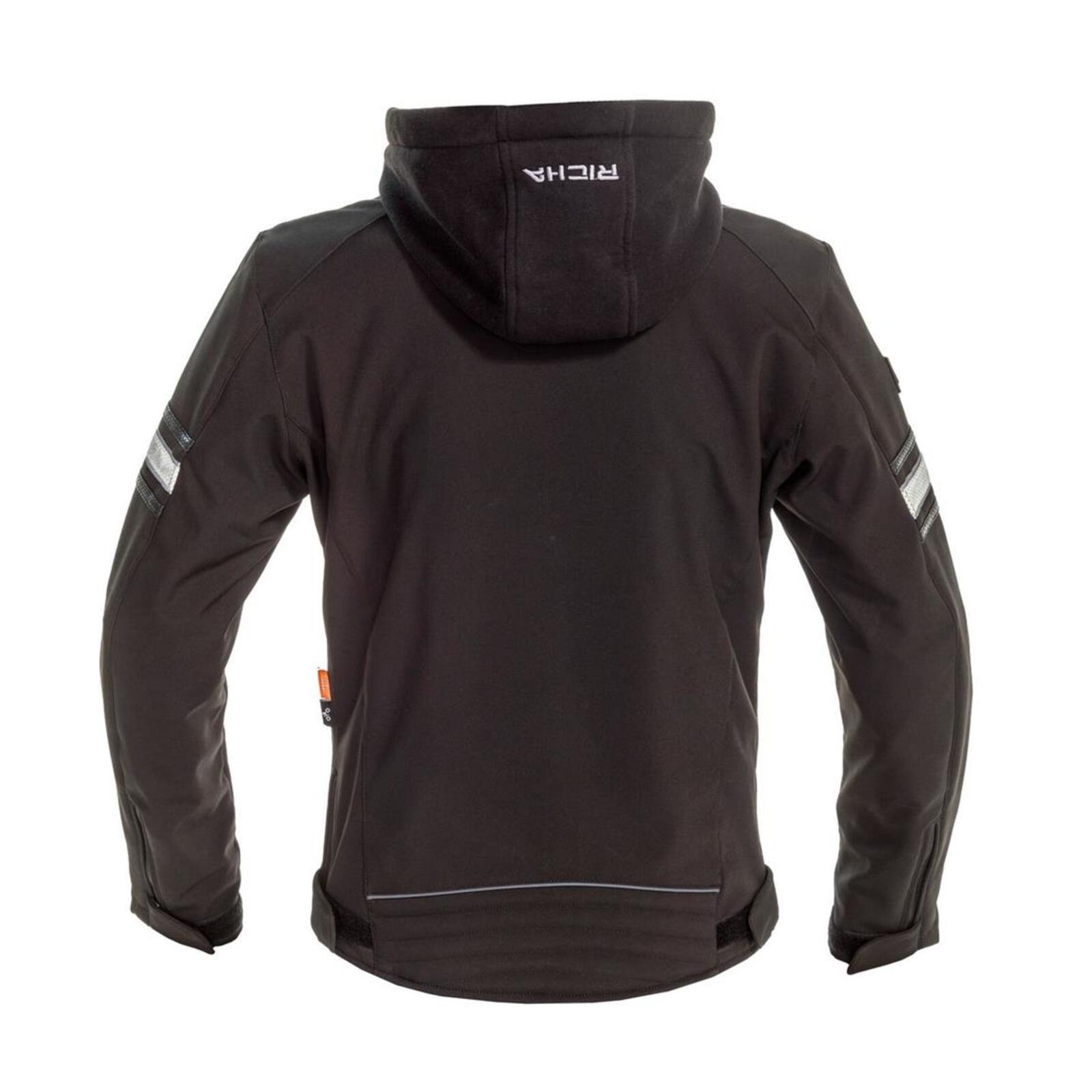 Richa Toulon 2 Softshell Waterproof Road Jacket - Black - Image 2