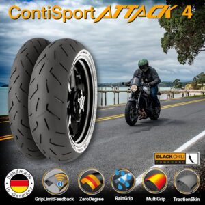 Continental Sport Attack 4 Rear Road Tyre 190/50x17 (Radial) - Image 2