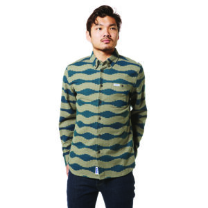 CHAIN GANG LS WOVEN [KHAKI] - Image 2