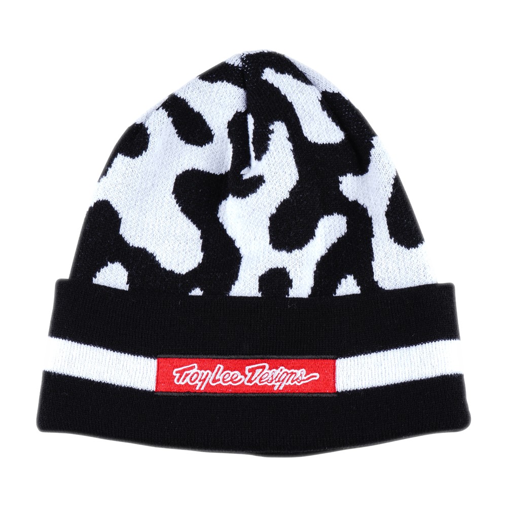 Troy Lee Designs Flow Camo Beanie Black/White