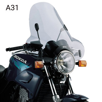 SCREEN UNIVERSAL WITH 2 POINT FITTING KIT SMOKED 37.7x44cm