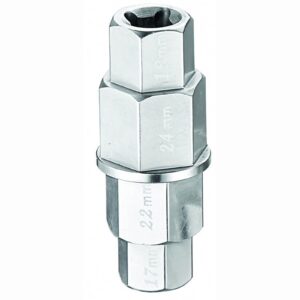 WHITES 4-IN-1 HEX AXLE TOOL 17 19 22 24mm ALUM - Image 1