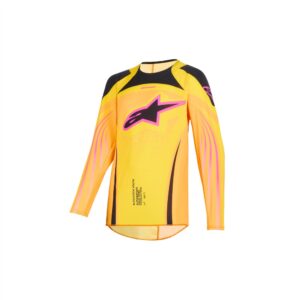 Alpinestars Supertech Nomur Motocross Jersey Youth Orange/Yellow/Pink - Image 1
