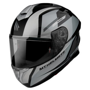 MT Helmet Targo Pro Sound Road Helmet Grey - Image 1