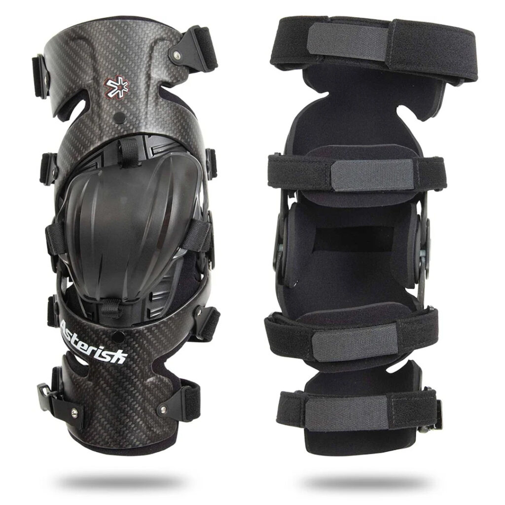 Asterisk Carbon Cell 1.0 Pair Knee Brace Carbon