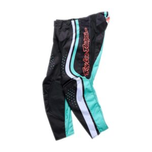 Troy Lee Designs Pro Roller Motocross Pants Black/Teal - Image 2