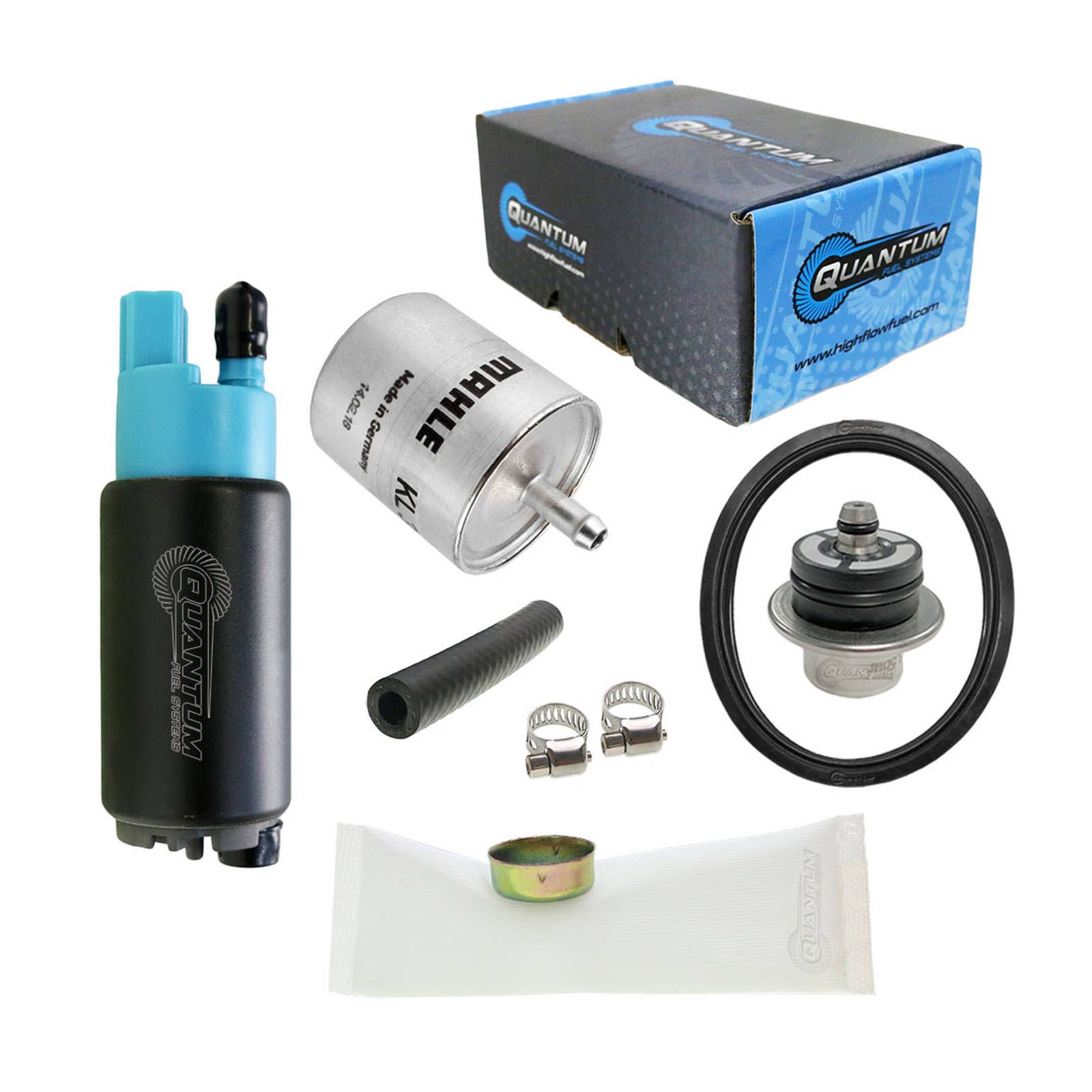 QUANTUM IN-TANK EFI FUEL PUMP W/REGULATOR, TANK SEAL,FILTER - Image 1