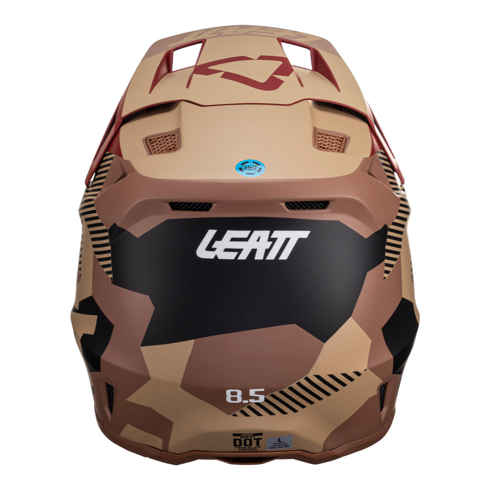 Leatt Moto Helmet Kit 8.5 Rubystone - Image 6