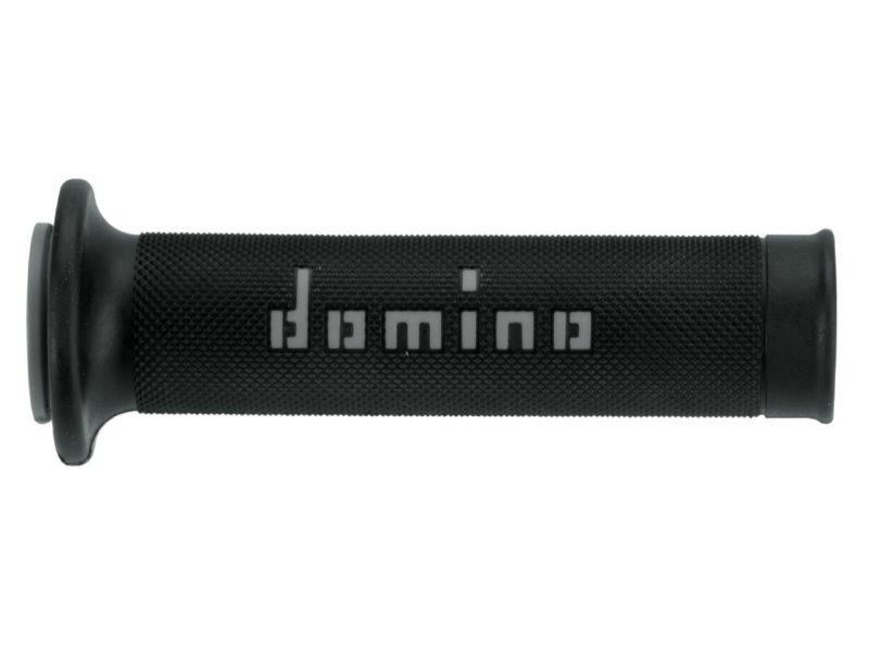 RACE GRIPS KNURL 120/125mm BLACK/GREY OPEN