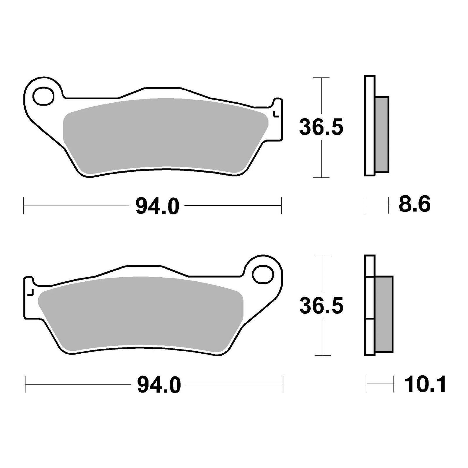 Brembo Brake Pad - Sintered Rear - Image 3