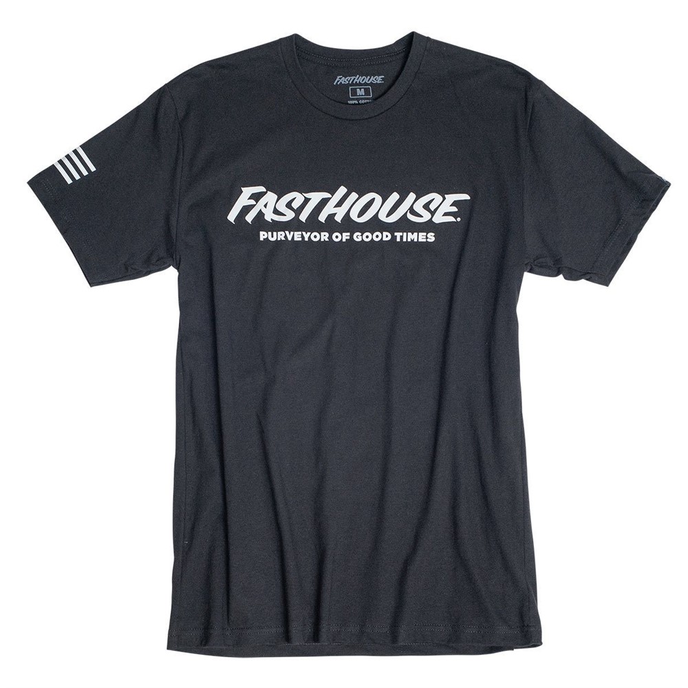 Fasthouse Logo Tee Black