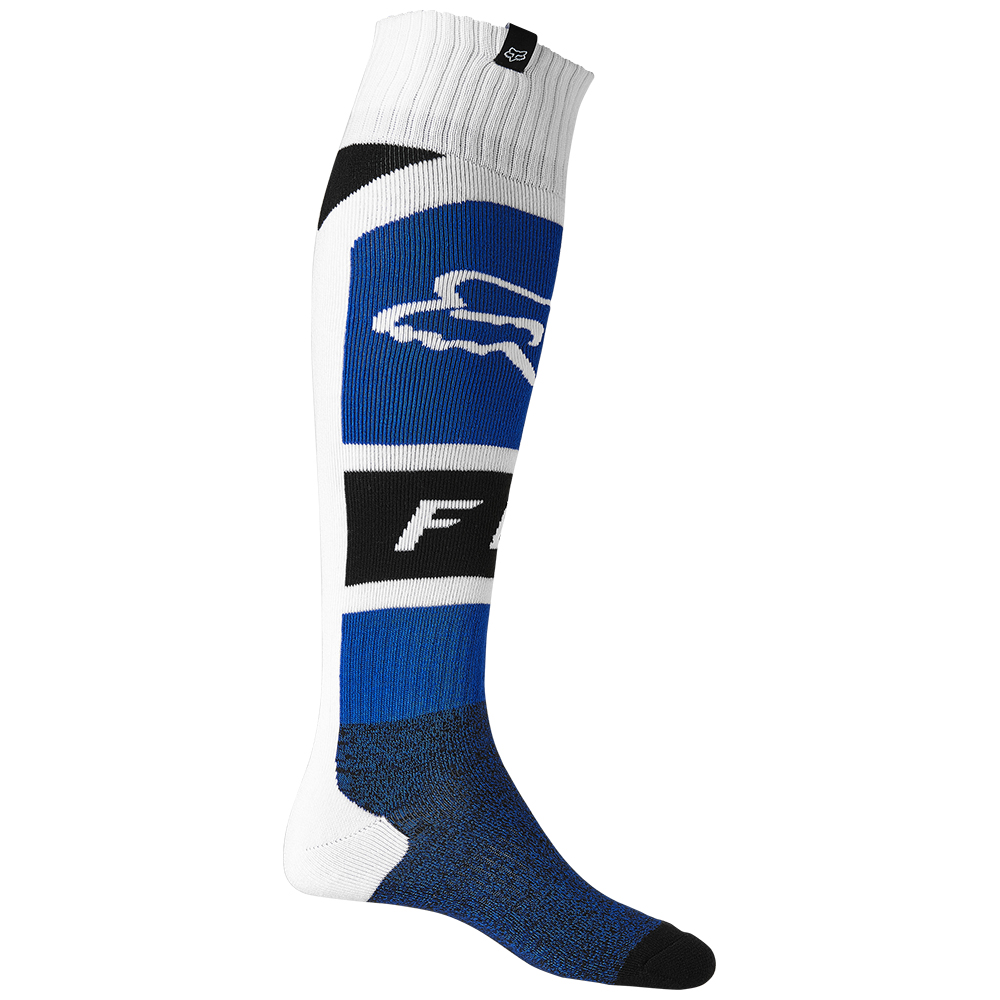 Fox Lux Fri Thin Blue Motocross Socks