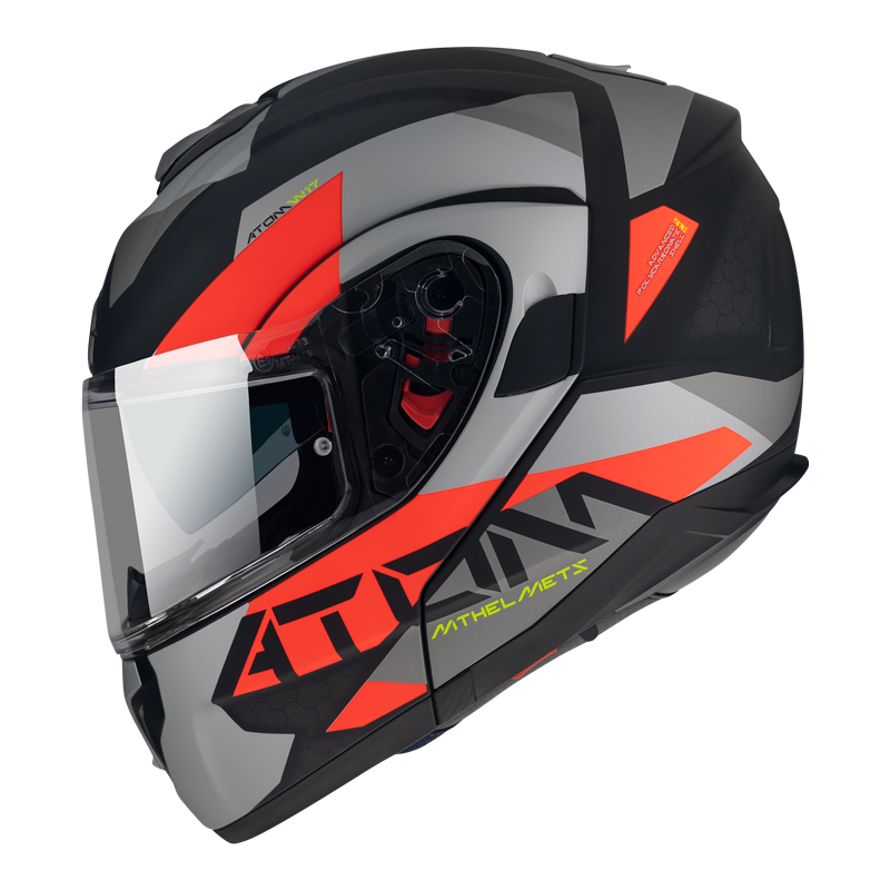 MT Atom SV Flip Front Helmet Matte Red
