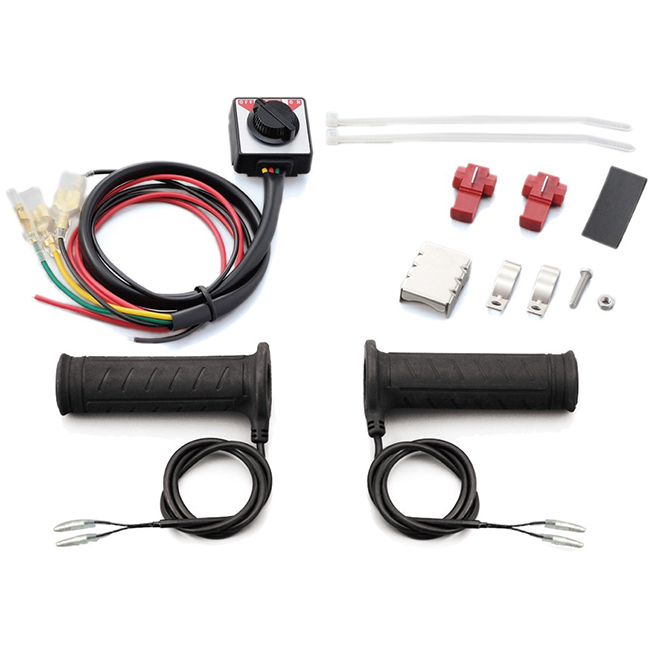 Road heated grips 2 level control closed end Dayton [A]