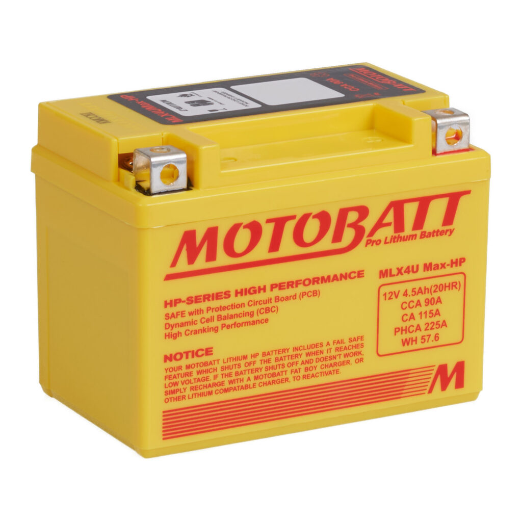 Motobatt Pro Lithium Battery MLX4U Max HP
