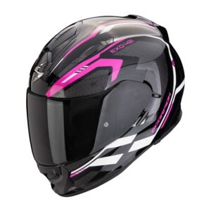 Scorpion EXO-491 KRIPTA Road Helmet Black/Pink/White - Image 4