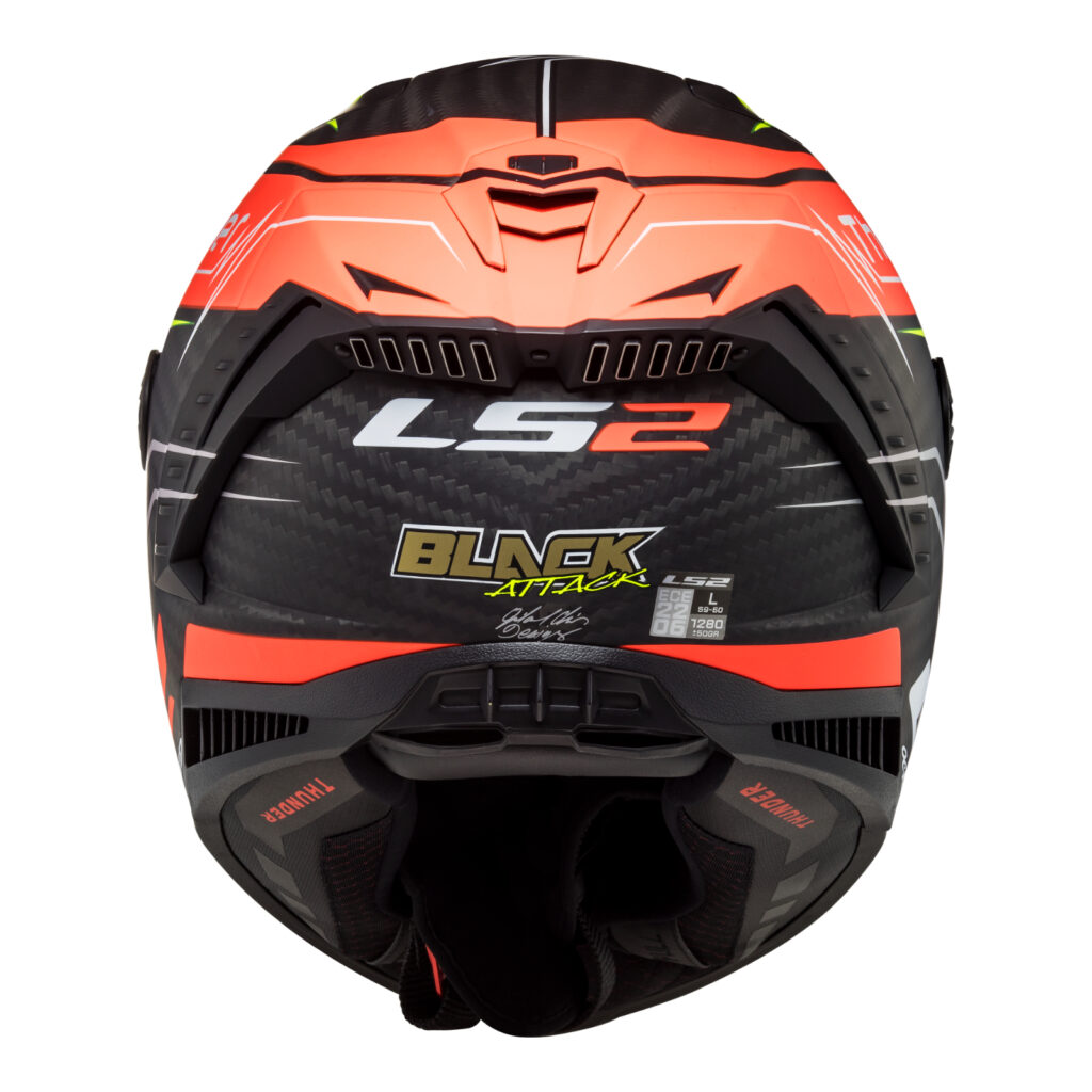 LS2 FF805 Thunder Attack Road Helmet Matte Red / Hi Vis Yellow
