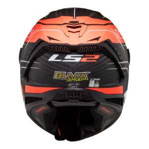 LS2 FF805 Thunder Attack Road Helmet Matte Red / Hi Vis Yellow - Image 4