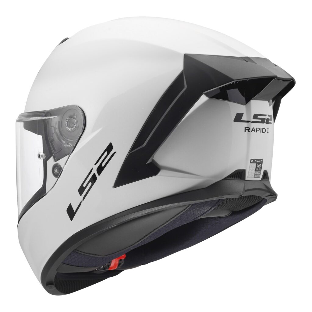 LS2 FF820 Rapid III Road Helmet Solid Gloss White