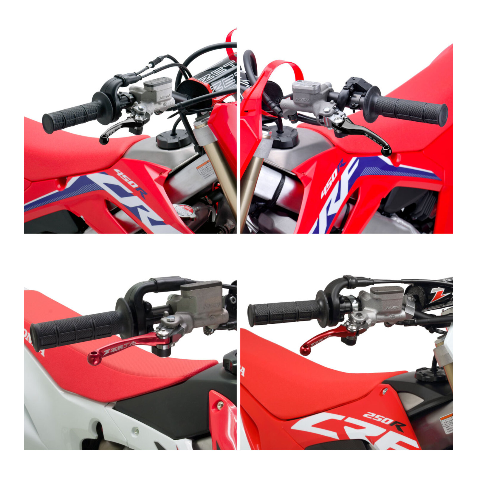 Zeta Pivot Lever Set FP - Kawasaki KX450F ('24-) - Black - Image 6