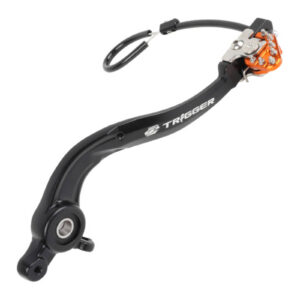 Zeta Trigger Brake Pedal KTM SX '16- Orange W/BEARING - Image 1